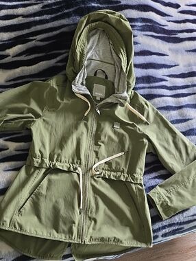 Bench Olive Green Hooded Bomber Jacket